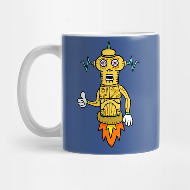 Robot Rocket by Tienda Random